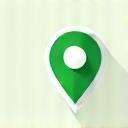 Abstract representation of a location pin